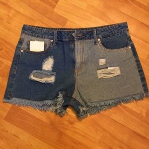 Woman's Distressed Shorts